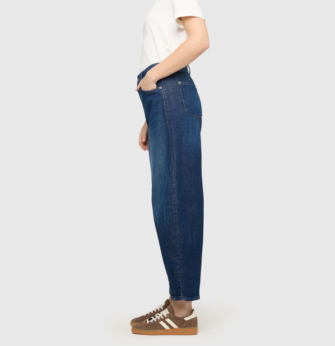 Mac Jeans Dakota Barrel Blue Mended Wash