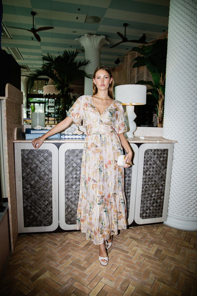 MISSMAYA Leonora Dress Shimmering Garden 