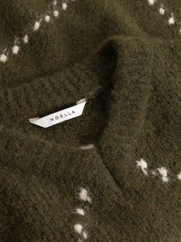 Noella Lai Knit Avocado Green Mix