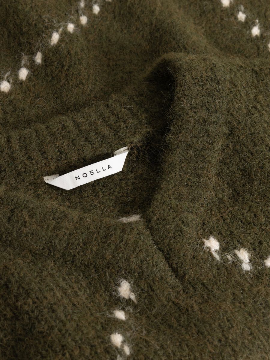 Noella Lai Knit Avocado Green Mix