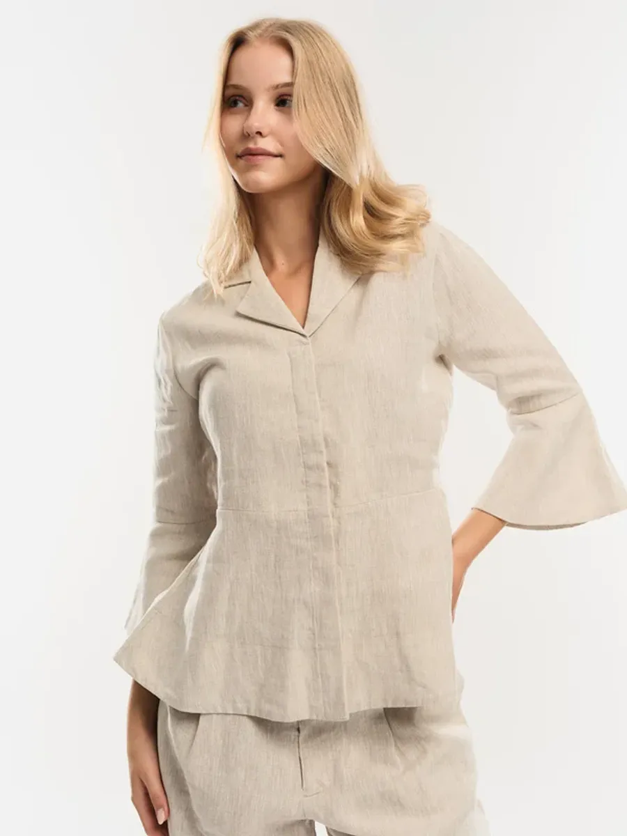 Ella and il Guro Shirt Beige Melange