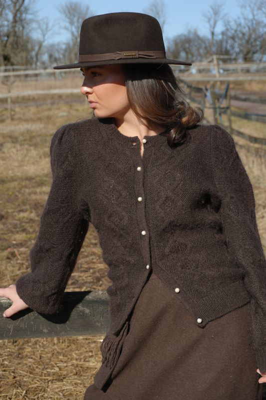 Dear Dharma Emmy Cardigan Choco