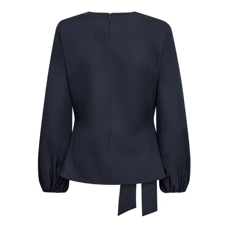 Cocouture Luna Tie Blouse Navy