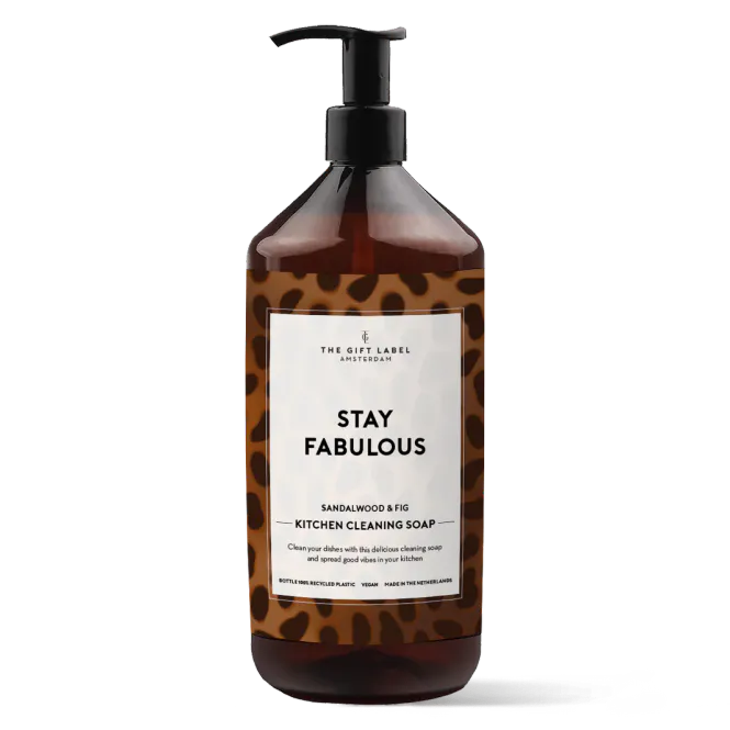 Hovedbilde The GiftLabel Kitchen Cleaning Soap Stay Fabulous