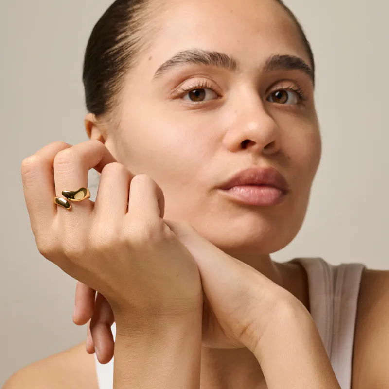 Enamel Ring Neli Gold 