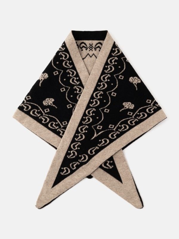 Noella Neomi Scarf Sand Black Mix 