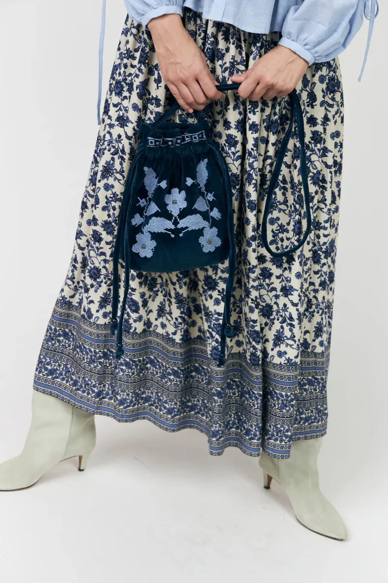 Lollys Laundry Myra Maxi Skirt Blue