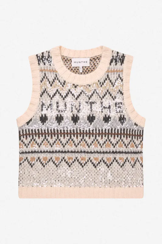 Munthe Vitalism Knit Mix Creme