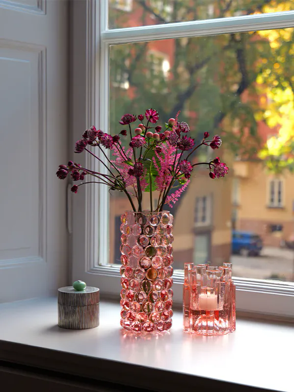 Skogsberg and Smart Hurricane Lamp Rock Rosé
