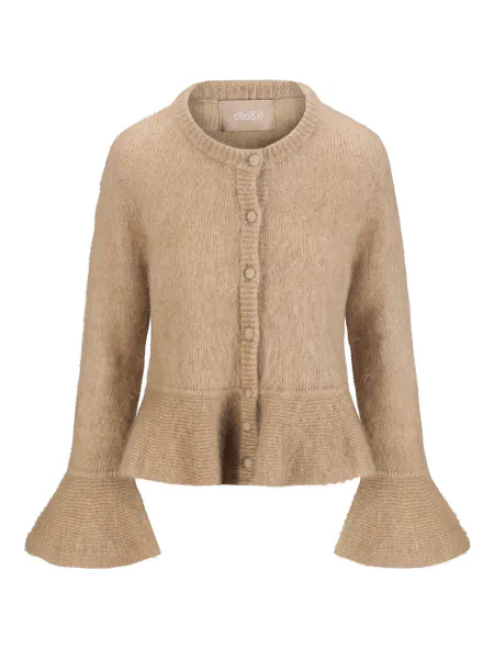 Hovedbilde Ella and il Maren Chunky Cardigan Hazel Beige 