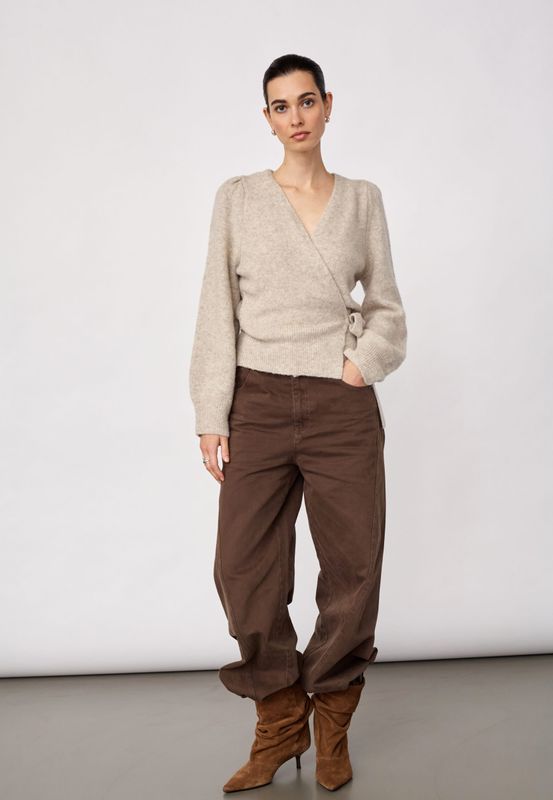 Cocouture Roger Wrap Cardigan Creme