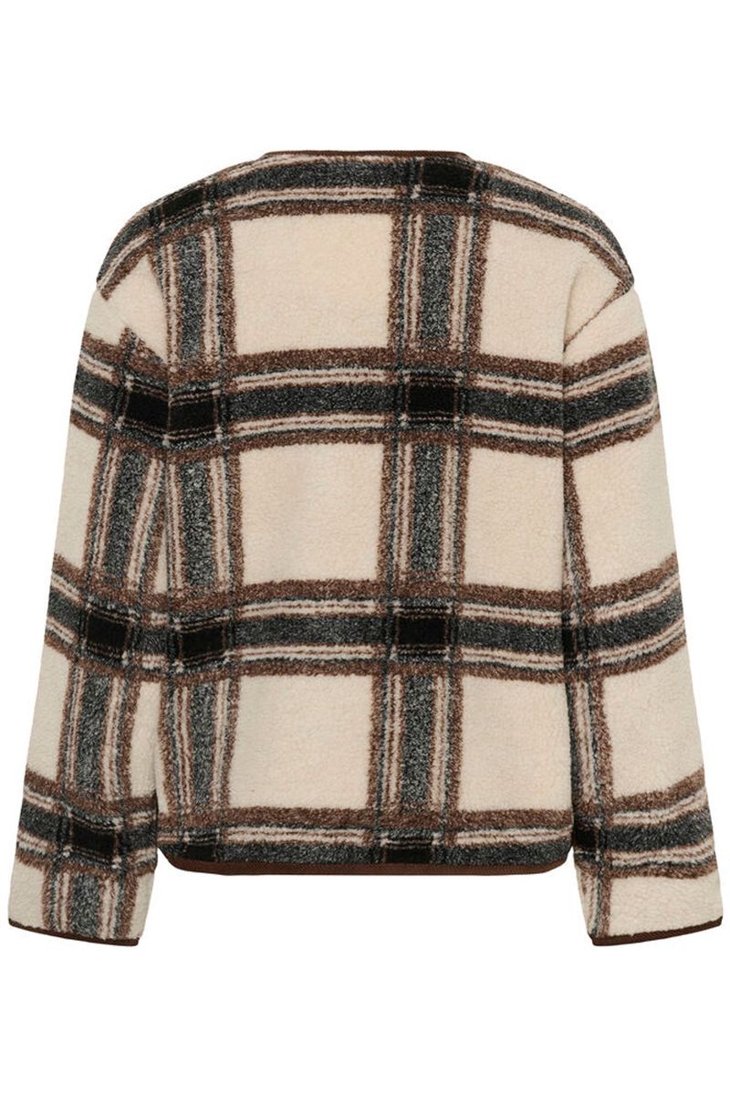 Part Two Ysabell Outerwear Brown Check 