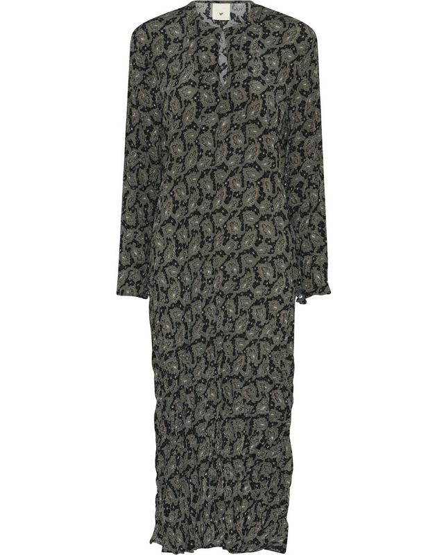 Heartmade Hisana Dress Forest Green Print 