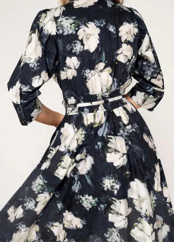 MISSMAYA Maria Dress Blue Garden 