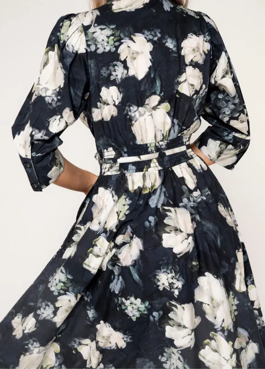MISSMAYA Maria Dress Blue Garden 