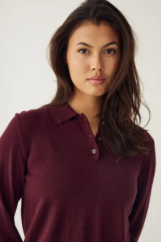 Noella Maxine Knit Burgundy