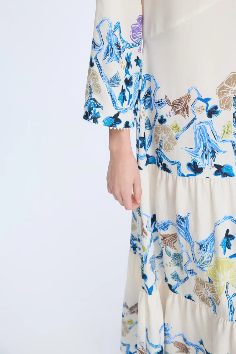 Munthe Nao Dress Print Ivory