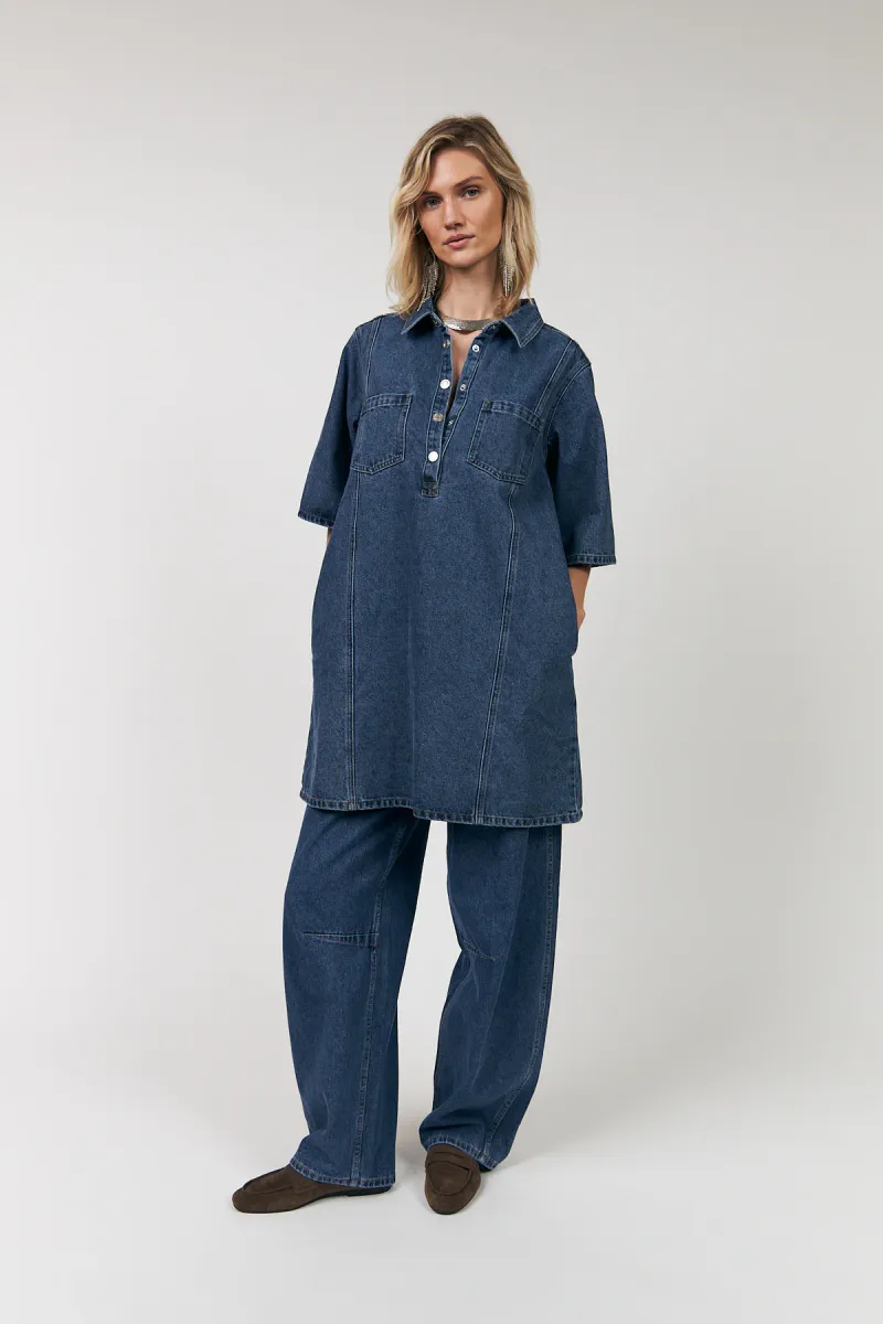 Lollys Laundry Mola Dress Blue