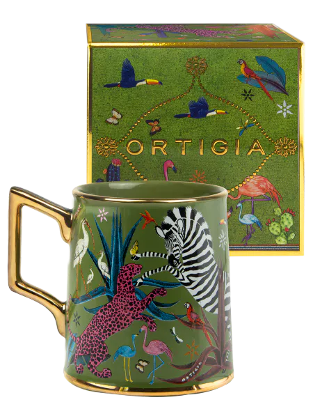 Hovedbilde Ortigia Tazza Jungle Ceramic Cup Green